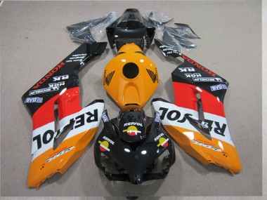 2004-2005 Honda CBR1000RR Motorcycle Fairings Kits - Orange White Red Glossy Black Repsol UK Manufacturers