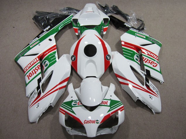 2004-2005 Honda CBR1000RR Motorcycle Fairings - White Red Green Castrol UK Manufacturers