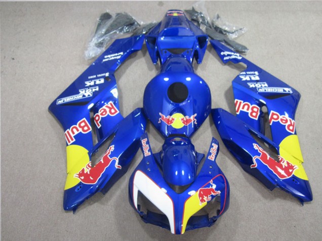 2004-2005 Honda CBR1000RR Motorcycle Fairings - Blue Yellow White Red Bull UK Manufacturers