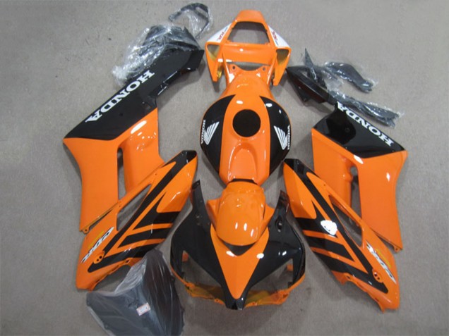 2004-2005 Honda CBR1000RR Motorcycle Fairing - Orange Glossy Black UK Manufacturers