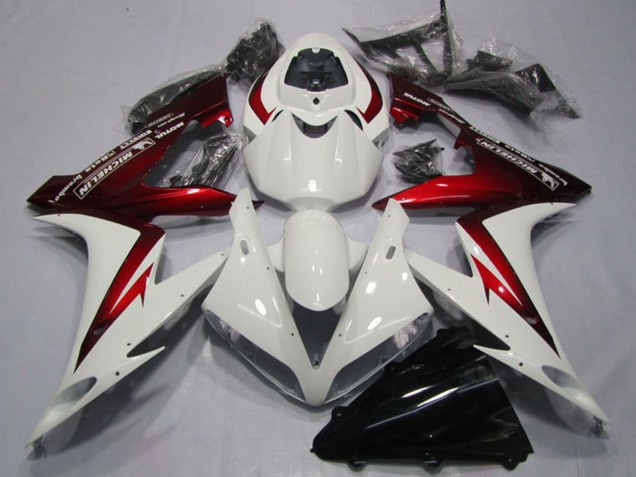 2004-2005 Honda CBR1000RR Motorcycle Fairings - White Red UK Manufacturers
