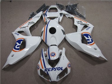 2006-2007 Honda CBR1000RR Motorcycle Fairings - White Blue Repsol UK Manufacturers
