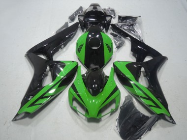 2006-2007 Honda CBR1000RR Motorcycle Fairing - Green Glossy Black UK Manufacturers