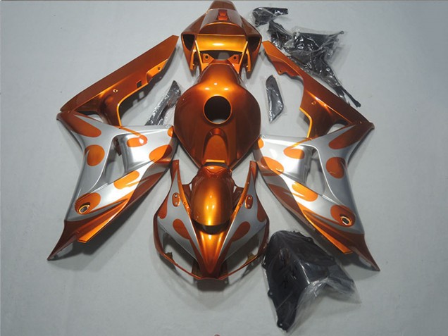 2006-2007 Honda CBR1000RR Motorcycle Fairings - Silver Dark Gold UK Manufacturers