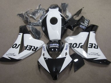 2008-2011 Honda CBR1000RR Motorcycle Fairing - White Glossy Black Repsol UK Manufacturers