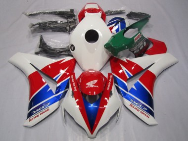2008-2011 Honda CBR1000RR Motorcycle Fairings - White Red Blue Racing UK Manufacturers