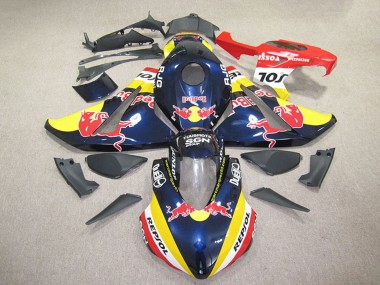 2008-2011 Honda CBR1000RR Motorcycle Fairings - Dark Blue Yellow Red Repsol Red Bull UK Manufacturers