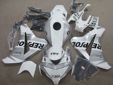 2008-2011 Honda CBR1000RR Motorcycle Fairing - White Silver Black Repsol UK Manufacturers