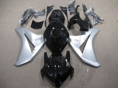 2008-2011 Honda CBR1000RR Motorcycle Fairings - Silver Glossy Black Fireblade UK Manufacturers