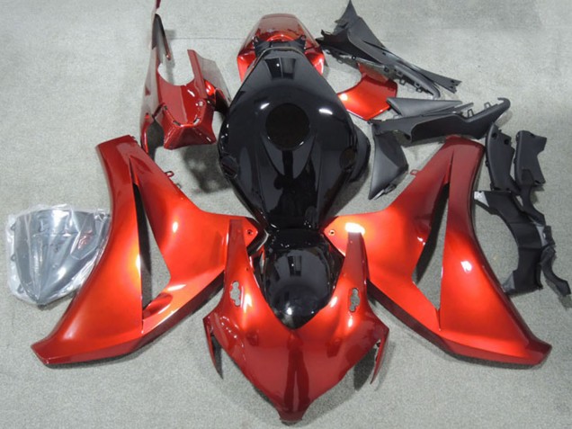 2008-2011 Honda CBR1000RR Motorcycle Fairings Kits - Red Glossy Black UK Manufacturers