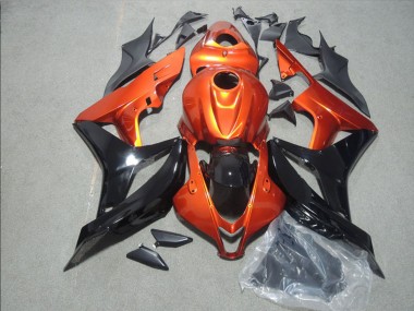 2008-2011 Honda CBR1000RR Motorcycle Fairing - Orange Glossy Black UK Manufacturers
