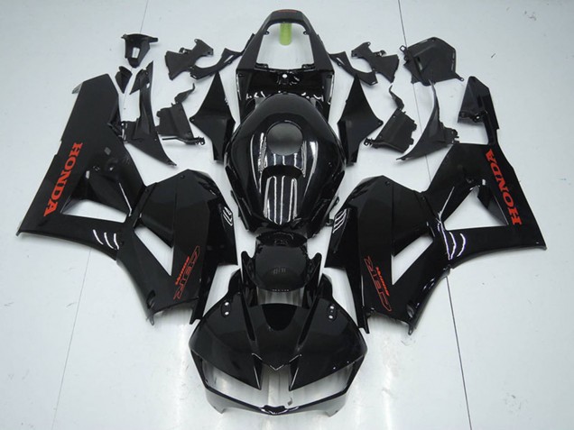 2012-2016 Honda CBR1000RR Motorcycle Fairings - Glossy Black Red Decal UK Manufacturers