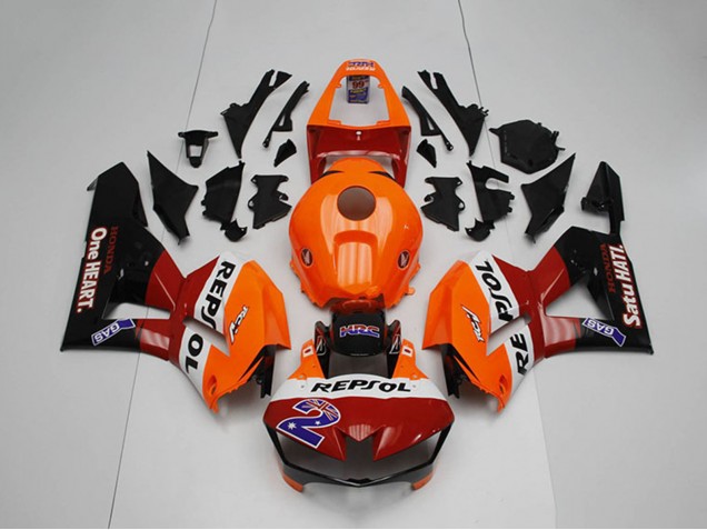 2012-2016 Honda CBR1000RR Motorcycle Fairings - Orange White Red Glossy Black Repsol 2 UK Manufacturers