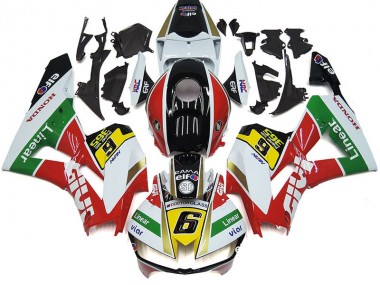 2012-2016 Honda CBR1000RR Motorcycle Fairings - White Red Yellow Green Linear Viar 6 UK Manufacturers