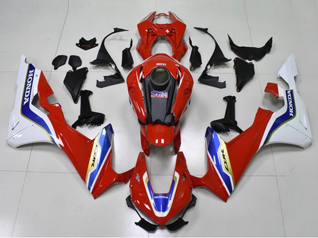 2017-2023 Honda CBR1000RR Motorcycle Fairing - White Red Blue HRC UK Manufacturers