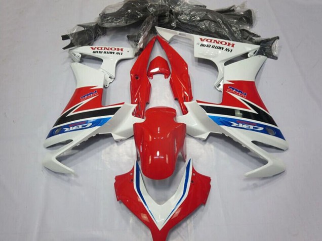 2013-2015 Honda CBR500R Motorcycle Fairings - White Red Blue Glossy Black HRC UK Manufacturers