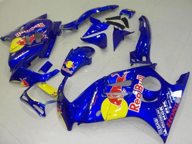 1995-1996 Honda CBR600 F3 Motorcycle Fairings - Blue Yellow Red Bull UK Manufacturers