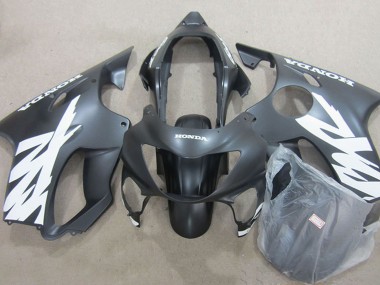 1999-2000 Honda CBR600 F4 Motorcycle Fairings - Matte Black Red Decals UK Manufacturers