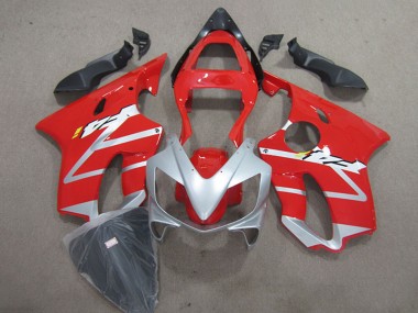 2001-2003 Honda CBR600 F4i Bike Fairings - Silver Red UK Manufacturers