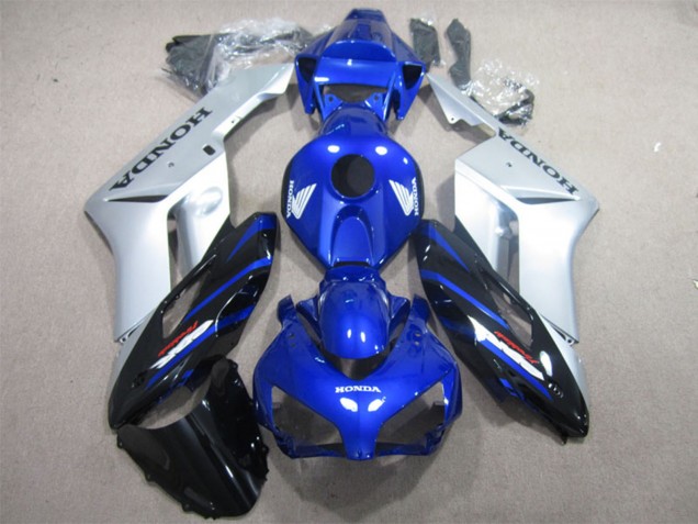 2001-2003 Honda CBR600 F4i Motorcycle Fairings - Silver Blue Glossy Black UK Manufacturers