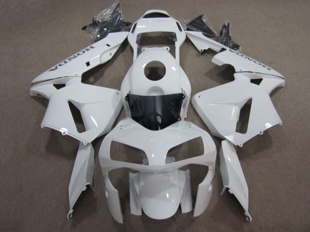 2003-2004 Honda CBR600RR Motorcycle Fairings - White UK Manufacturers