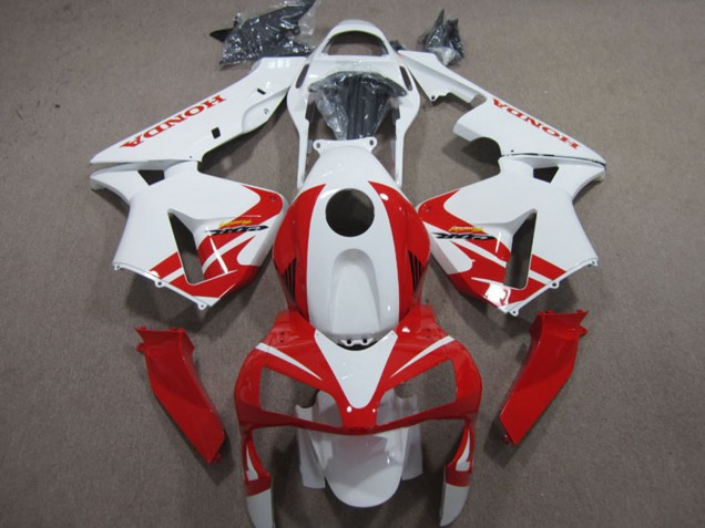 2003-2004 Honda CBR600RR Motorcycle Fairings - White Red UK Manufacturers