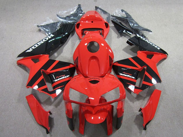 2005-2006 Honda CBR600RR Motorcycle Fairings Kits - Red Black UK Manufacturers