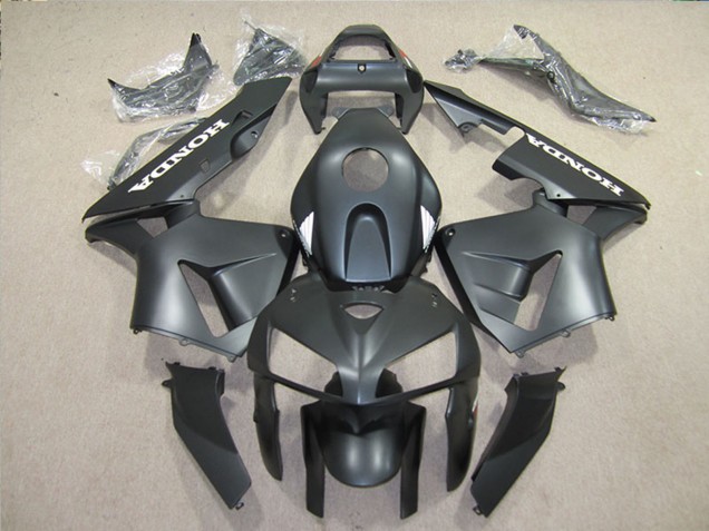 2005-2006 Honda CBR600RR Motorcycle Fairings Kits - Matte Black UK Manufacturers