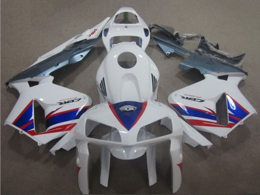 2005-2006 Honda CBR600RR Motorcycle Fairings - White Blue Red Silver UK Manufacturers