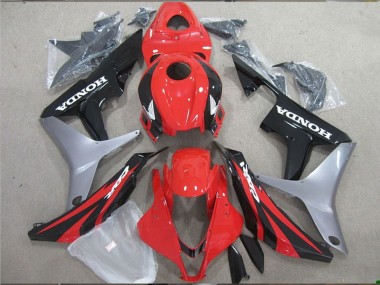 2007-2008 Honda CBR600RR Motorcycle Fairing - Silver Red Glossy Black UK Manufacturers