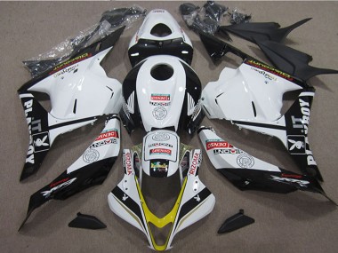 2009-2012 Honda CBR600RR Motorcycle Fairings - White Yellow Glossy Black Rizoma Playboy UK Manufacturers