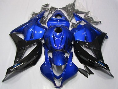 2009-2012 Honda CBR600RR Motorcycle Fairings - Blue Glossy Black UK Manufacturers