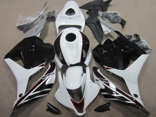2009-2012 Honda CBR600RR Motorcycle Fairing Kits - White Glossy Black UK Manufacturers