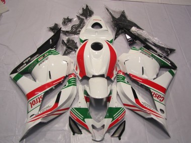 2009-2012 Honda CBR600RR Motorcycle Fairing - White Red Green Castrol UK Manufacturers