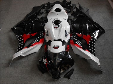 2009-2012 Honda CBR600RR Bike Fairings - White Red Glossy Black UK Manufacturers