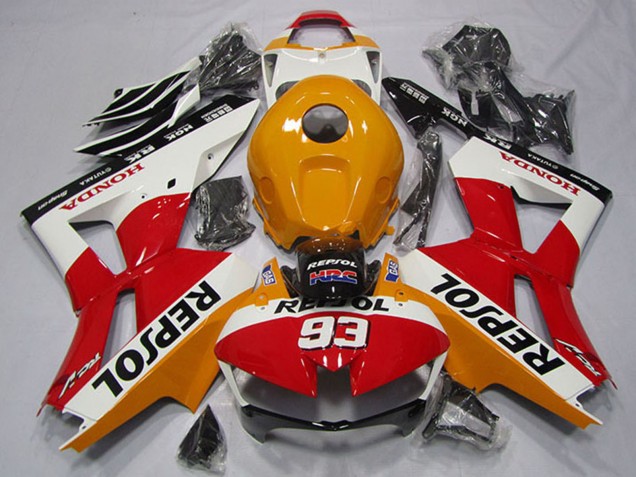 2013-2023 Honda CBR600RR Motorcycle Fairing - Orange White Red Glossy Black Repsol 93 UK Manufacturers