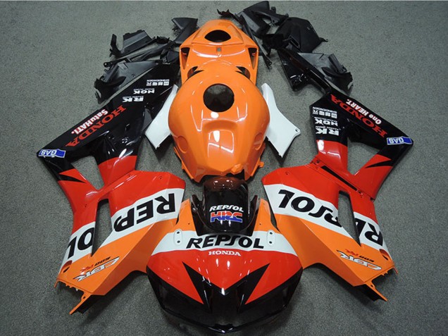 2013-2023 Honda CBR600RR Motorcycle Fairings - Orange White Red Glossy Black Repsol HRC UK Manufacturers