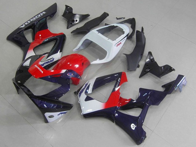 2000-2001 Honda CBR900RR 929 Motorcycle Fairings - White Red Dark Blue UK Manufacturers