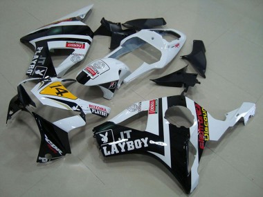 2002-2003 Honda CBR900RR 954 Motorcycle Fairings - White Yellow Glossy Black Rizoma Playboy 14 UK Manufacturers