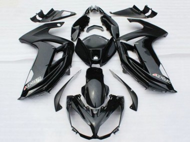 2012-2014 Kawasaki ER6F Motorcycle Fairings - Glossy Black with Decal UK Manufacturers