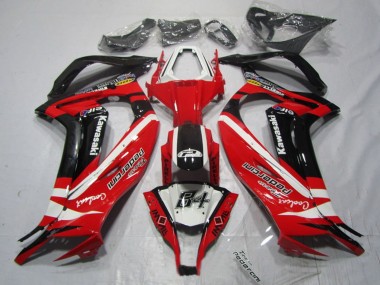 2011-2015 Kawasaki ZX10R Motorcycle Fairings - White Red Black Pedercini UK Manufacturers