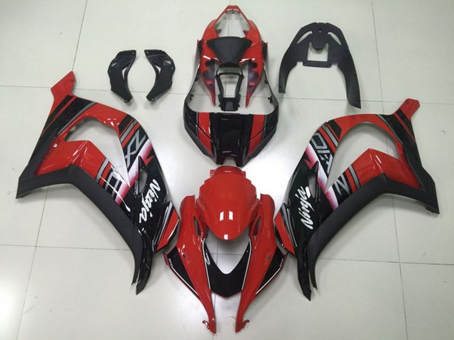2016-2020 Kawasaki ZX10R Motorcycle Fairings - Maroon Red Glossy Black White UK Manufacturers