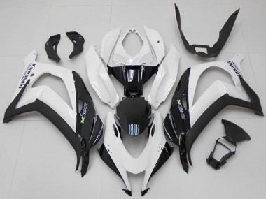 2016-2020 Kawasaki ZX10R Motorcycle Fairings - White Black Green UK Manufacturers