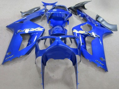 2003-2004 Kawasaki ZX6R Motorcycle Fairing - Blue UK Manufacturers