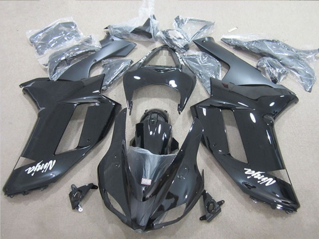 2007-2008 Kawasaki ZX6R Motorcycle Fairings - Black Ninja UK Manufacturers