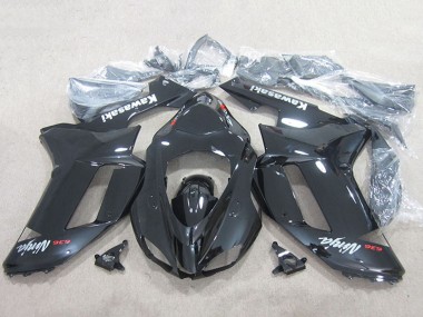 2007-2008 Kawasaki ZX6R Motorcycle Fairings - Black Ninja 636 UK Manufacturers
