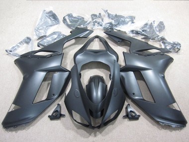 2007-2008 Kawasaki ZX6R Bike Fairings - Black UK Manufacturers