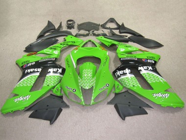 2007-2008 Kawasaki ZX6R Motorcycle Fairings - Green Touch4 4 UK Manufacturers