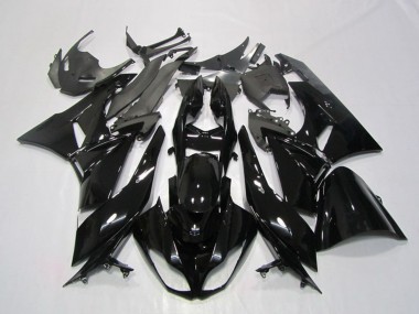 2009-2012 Kawasaki ZX6R Motorcycle Fairing - Glossy Black UK Manufacturers