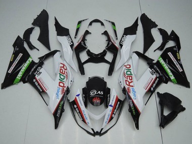 2013-2018 Kawasaki ZX6R Motorcycle Fairings - White Green Black Red Rapid UK Manufacturers